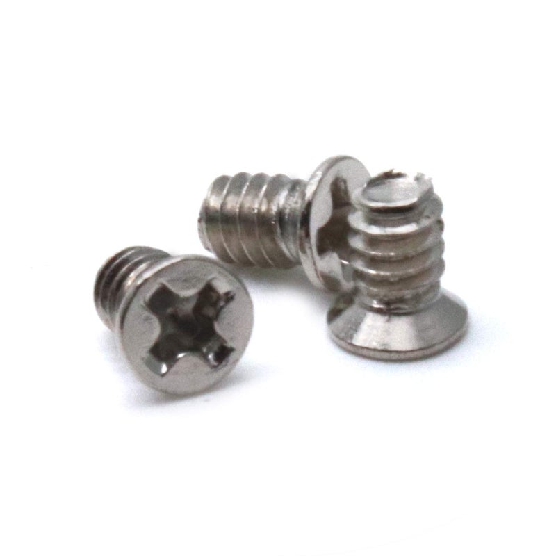 Xiaoyztan 100Pcs #6-32 Cross Drive Flat Head Machine Screw 3.5mm PC Computer Case Hard Drive Screws Full Thread Fastener - Image 2